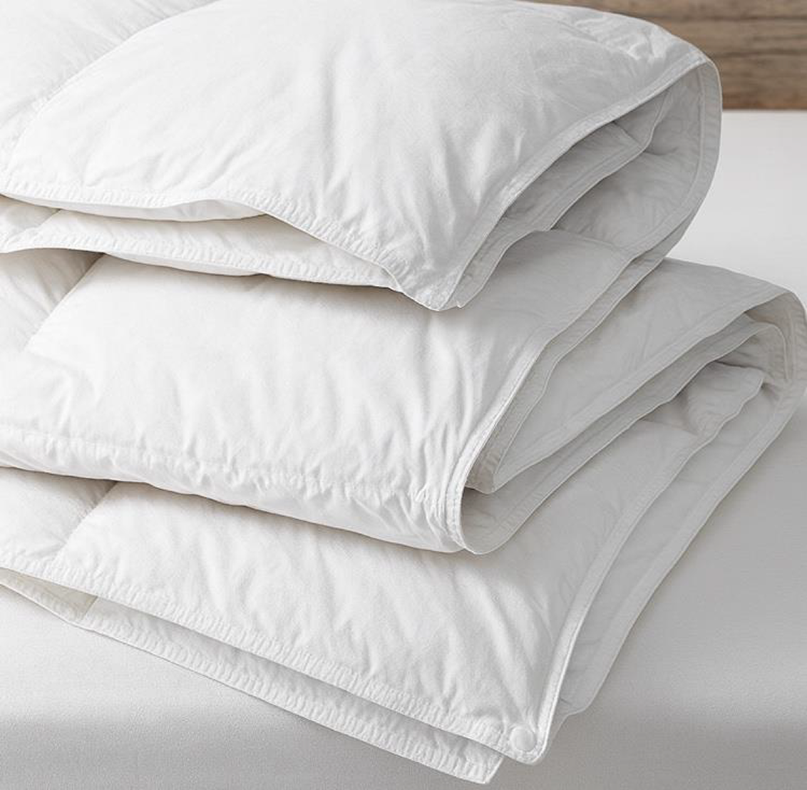T280 COTTON 90% WHITE DUCK DOWN DUVET ALL SEASONS DUVET
