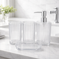 Acrylic 4pc Bathroom Tumbler Set