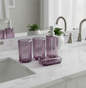 Acrylic 4pc Bathroom Tumbler Set
