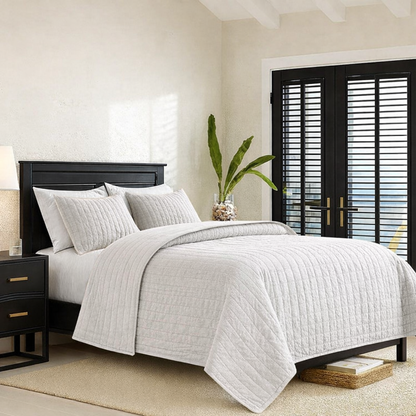 Aleda Textured Velveteen 4-pc Quilt Set