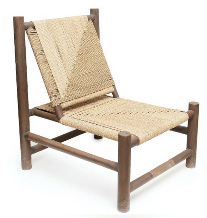 BAJA HAND WOVEN SISAL ROPE LOUNGE CHAIR
