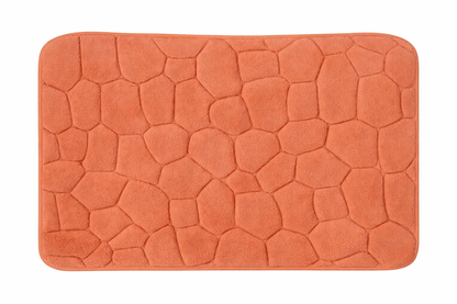 Tumbled Pebbles Plush Non Slip Bathmat