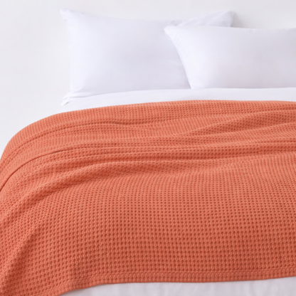 Waffle Cotton Blanket (90x90)