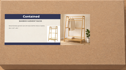 BAMBOO GARMENT RACK