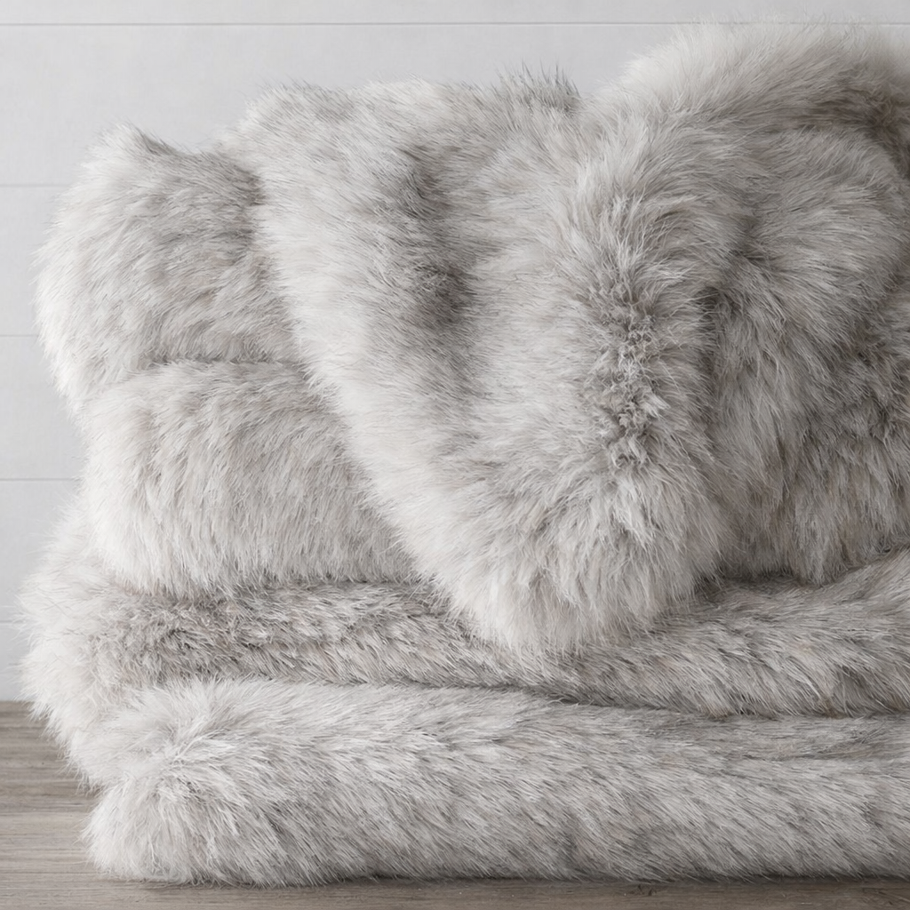 Faux Fur Throw