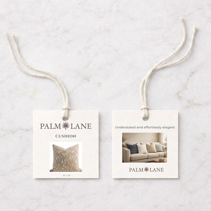 PALM LANE JACQUARD RETRO LEAF PATTERN CU