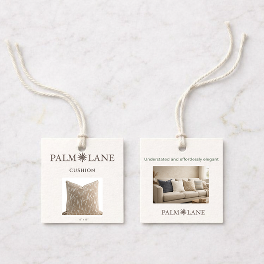 PALM LANE JACQUARD RETRO LEAF PATTERN CU