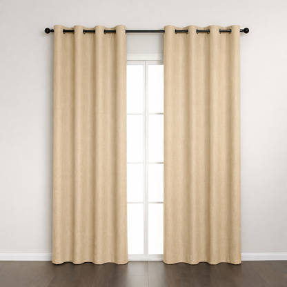 MH FAUX LINEN LINED PANEL