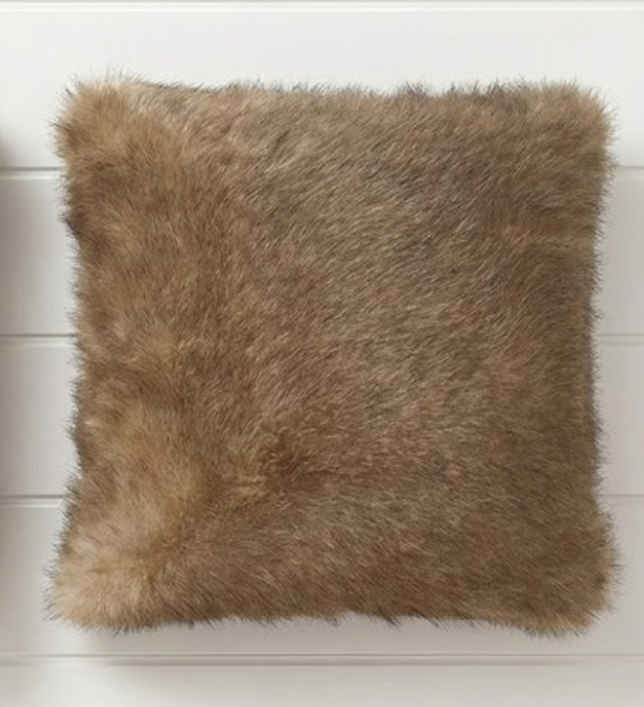 Faux Fur DÃ©cor Pillow