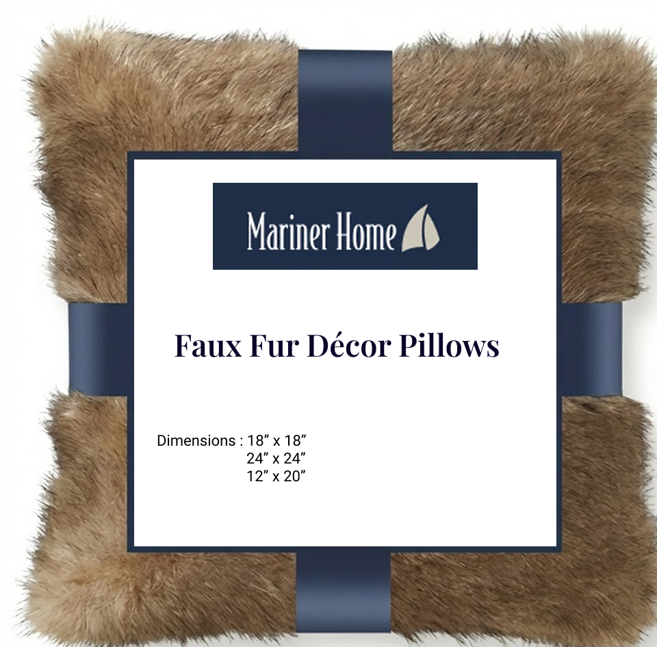 Faux Fur DÃ©cor Pillow