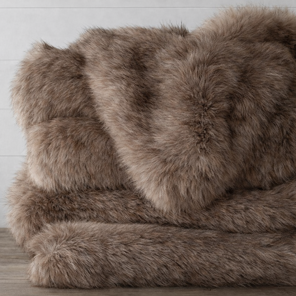 Faux Fur Throw
