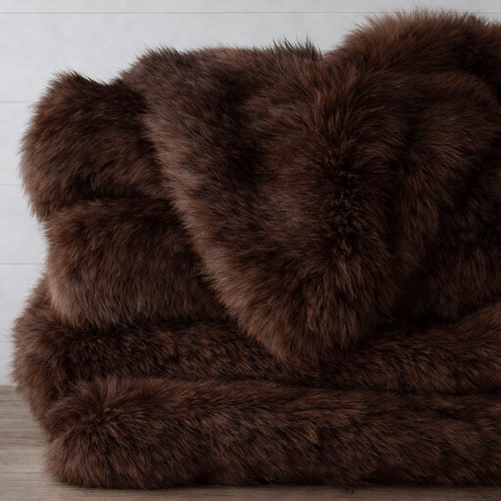 Faux Fur Throw