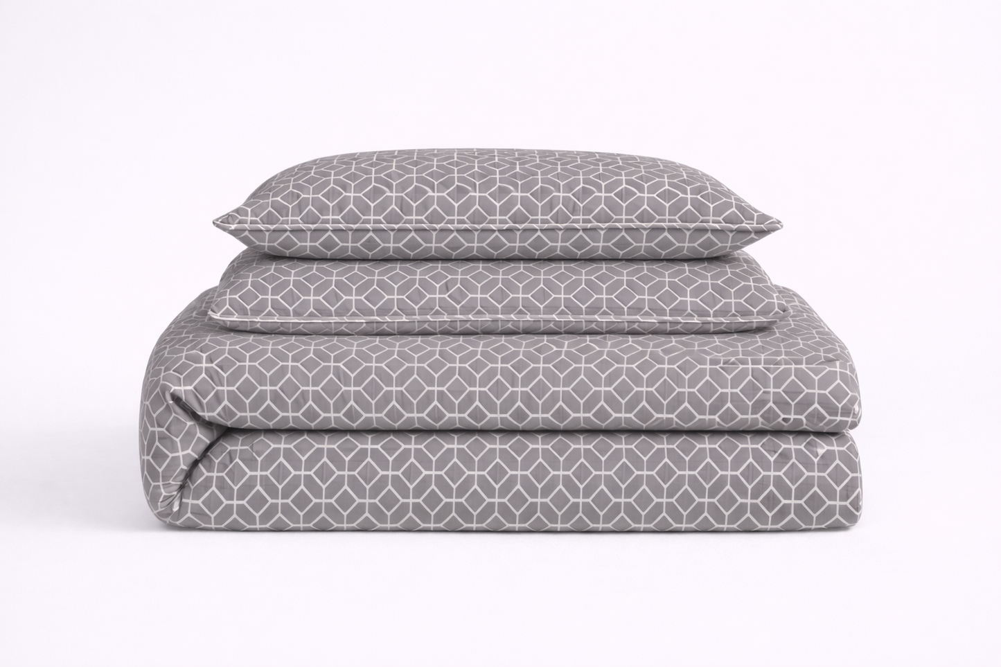 Matelass Quilt Set Ð Geometric Pattern