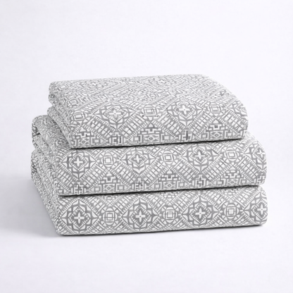 Matelass Quilt Set Ð Medallion Print