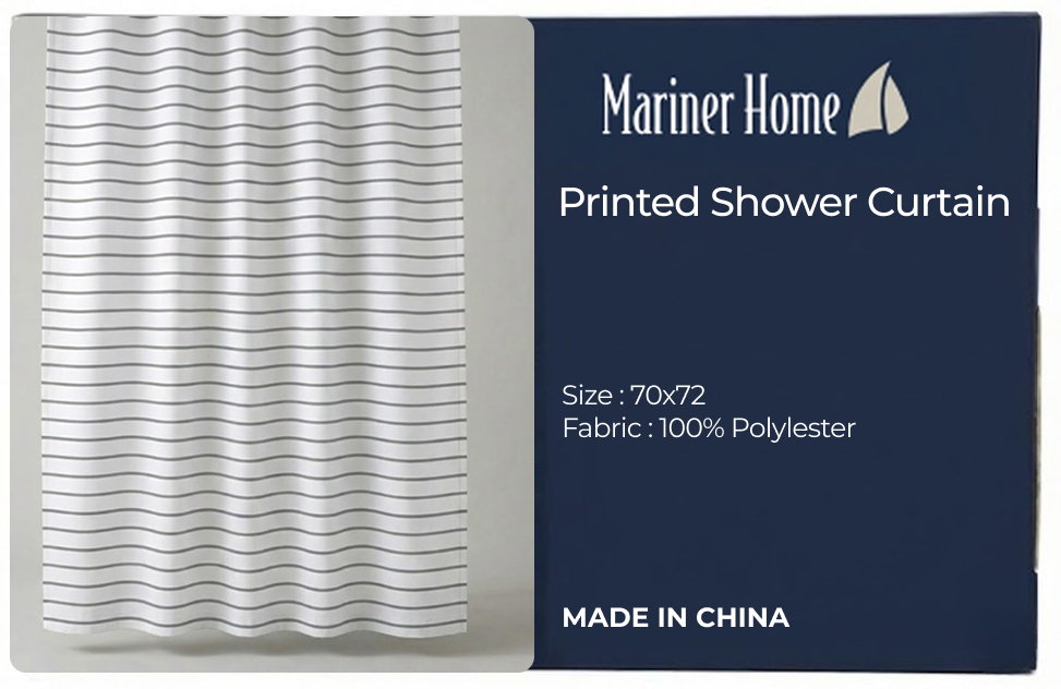 Printed Shower Curtain