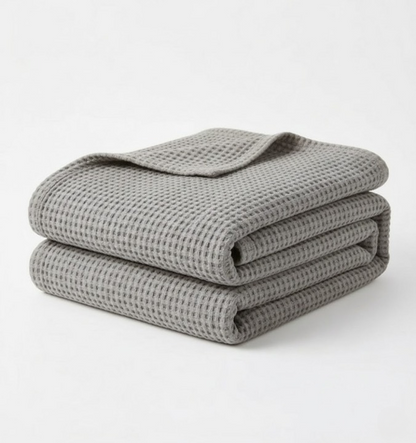 Waffle Cotton Blanket (90x90)