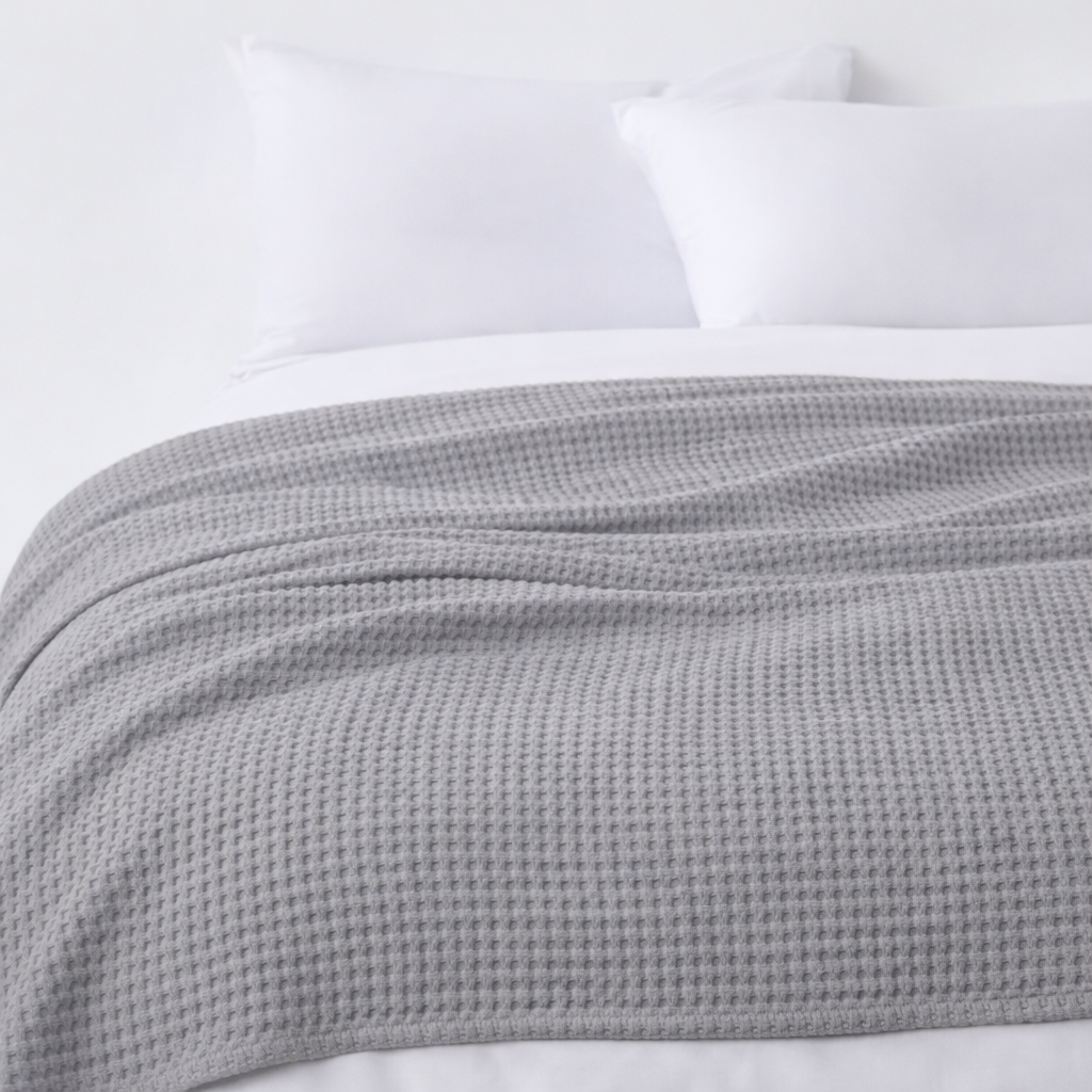 Waffle Cotton Blanket (90x90)