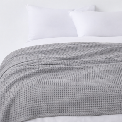 Waffle Cotton Blanket (90x90)