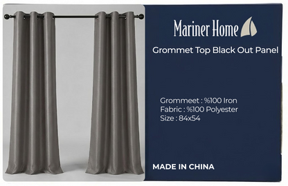 Gromet Top Black Out Panel