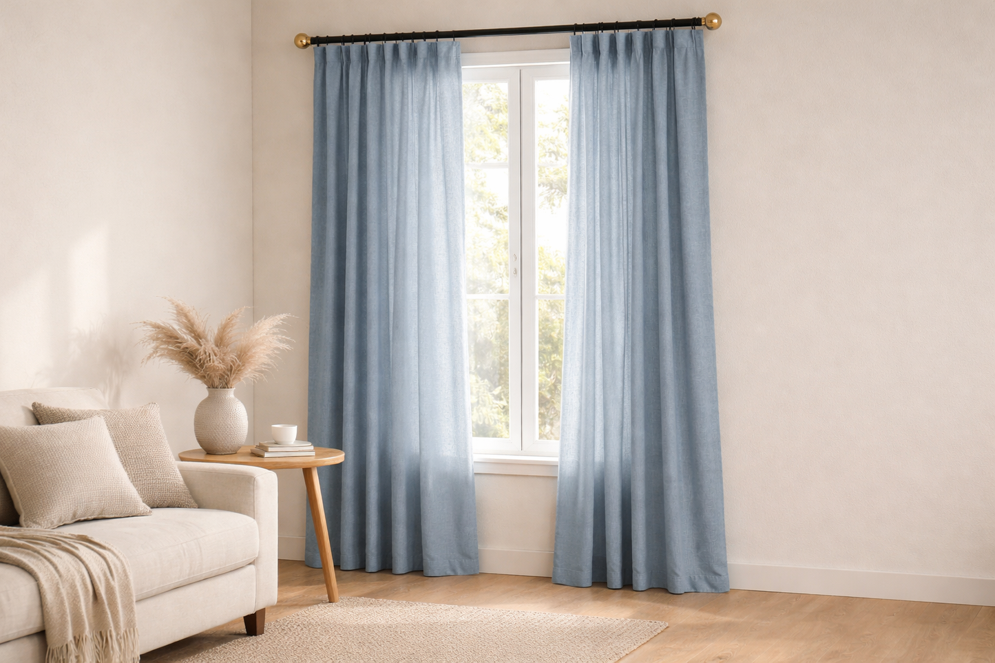 COTTON LINEN BLEND 3 WAY PANEL