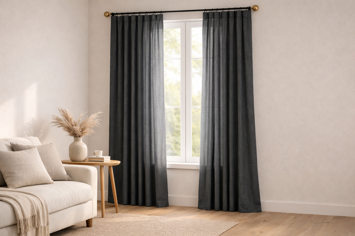 COTTON LINEN BLEND 3 WAY PANEL