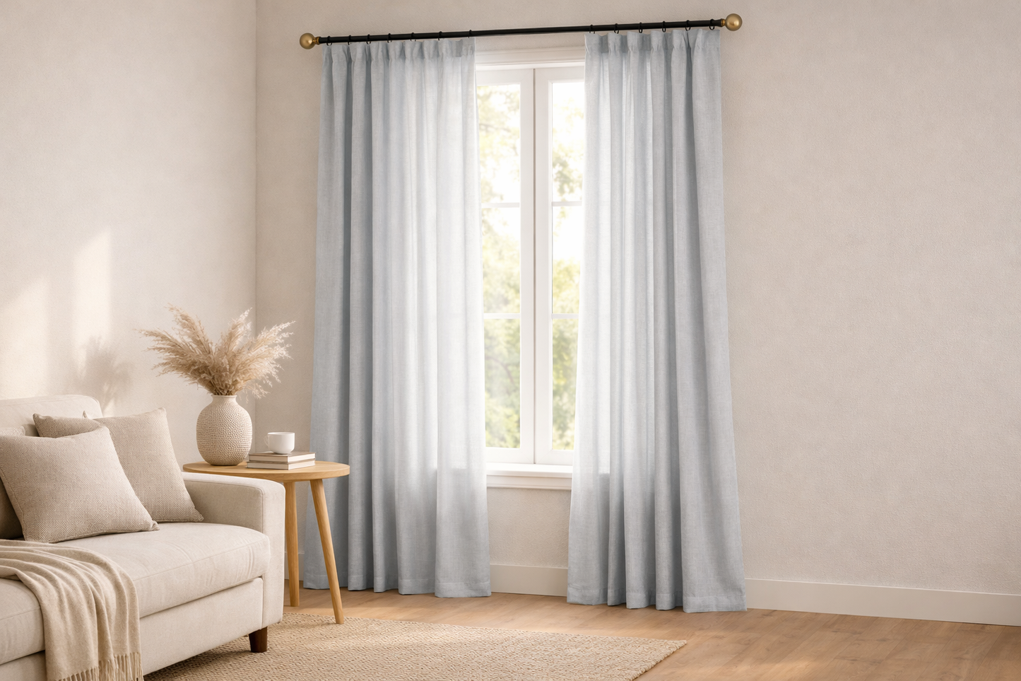 COTTON LINEN BLEND 3 WAY PANEL