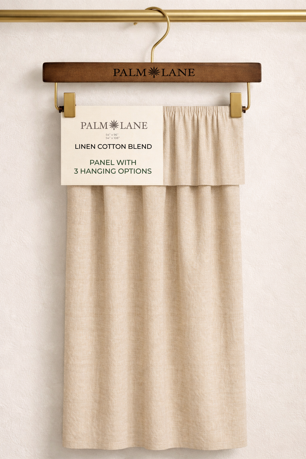 COTTON LINEN BLEND 3 WAY PANEL
