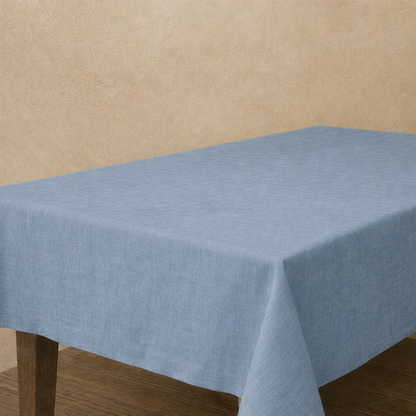 COTTON LINEN BLEND TABLECLOTH