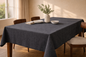 COTTON LINEN BLEND TABLECLOTH