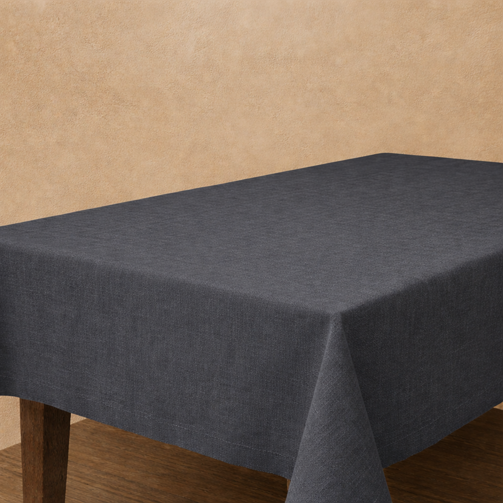 COTTON LINEN BLEND TABLECLOTH