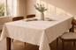COTTON LINEN BLEND TABLECLOTH
