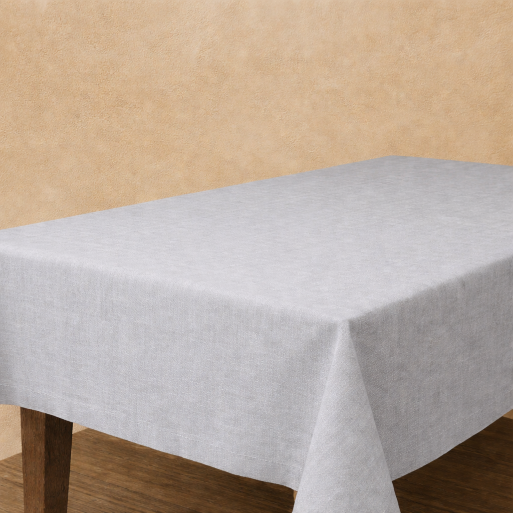 COTTON LINEN BLEND TABLECLOTH
