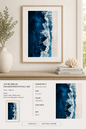 AZURE BREAK FRAMED PHOTO WALL ART
