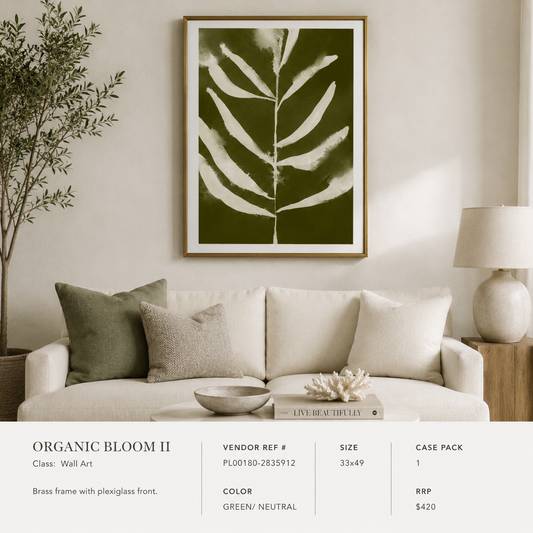 ORGANIC BLOOM II WALL ART