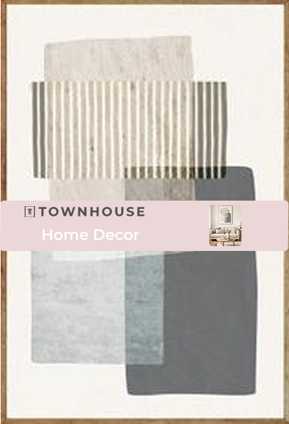 Wall Art - Colored Squares Framed Art