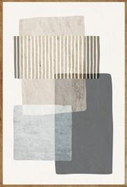 Wall Art - Colored Squares Framed Art