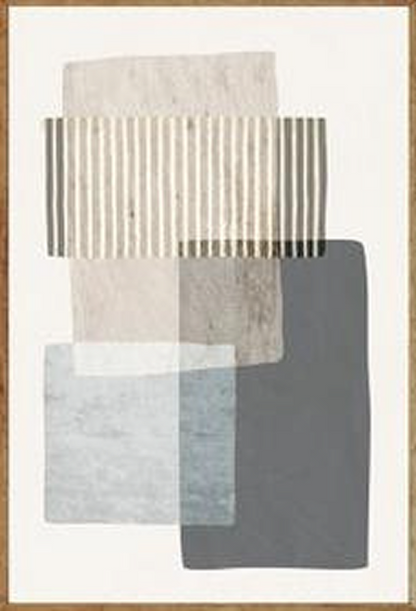 Wall Art - Colored Squares Framed Art