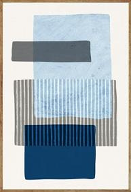 Wall Art - Colored Squares Framed Art