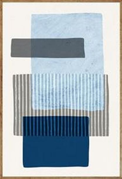 Wall Art - Colored Squares Framed Art