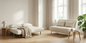 Convertible Futon (Solid Oak Frame)
