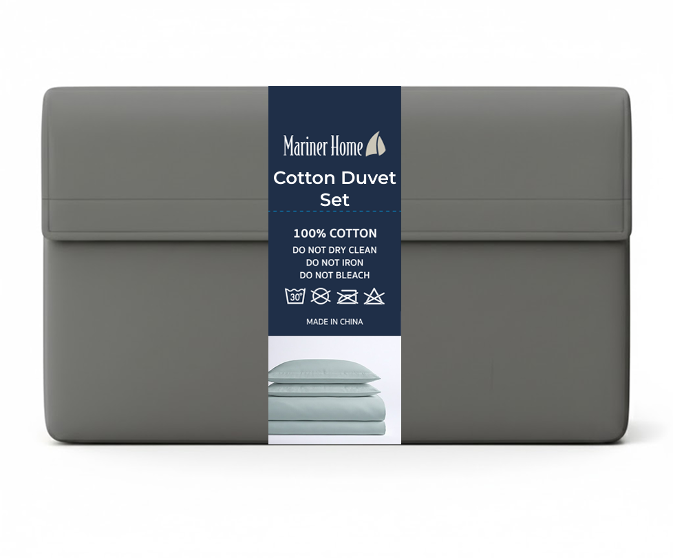 T300 Solid Cotton Duvet Set