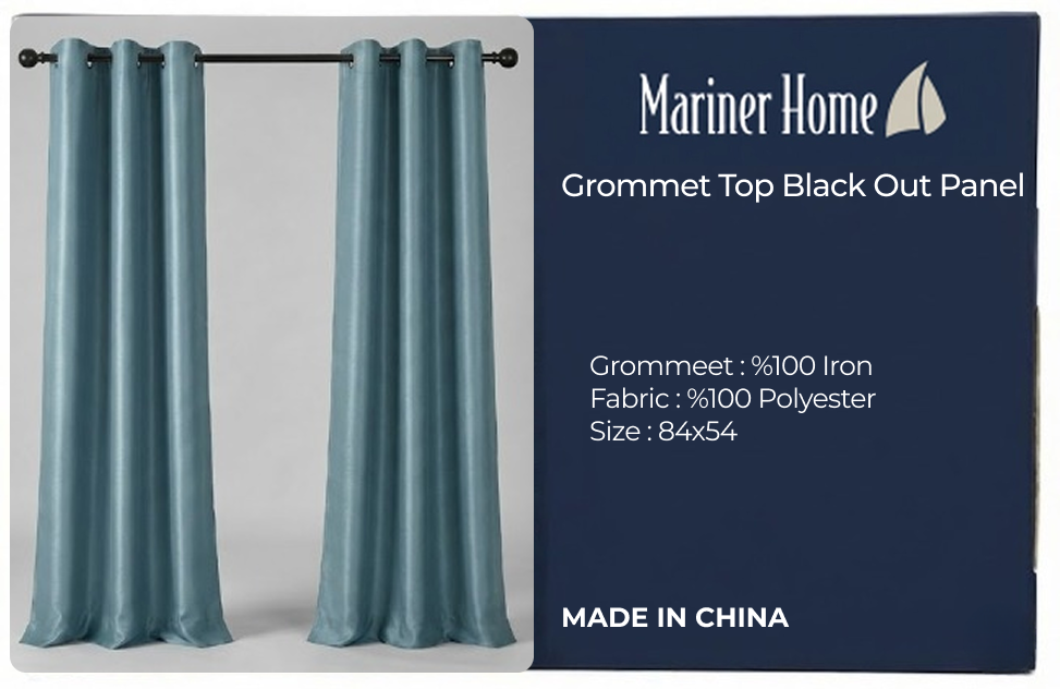 Gromet Top Black Out Panel