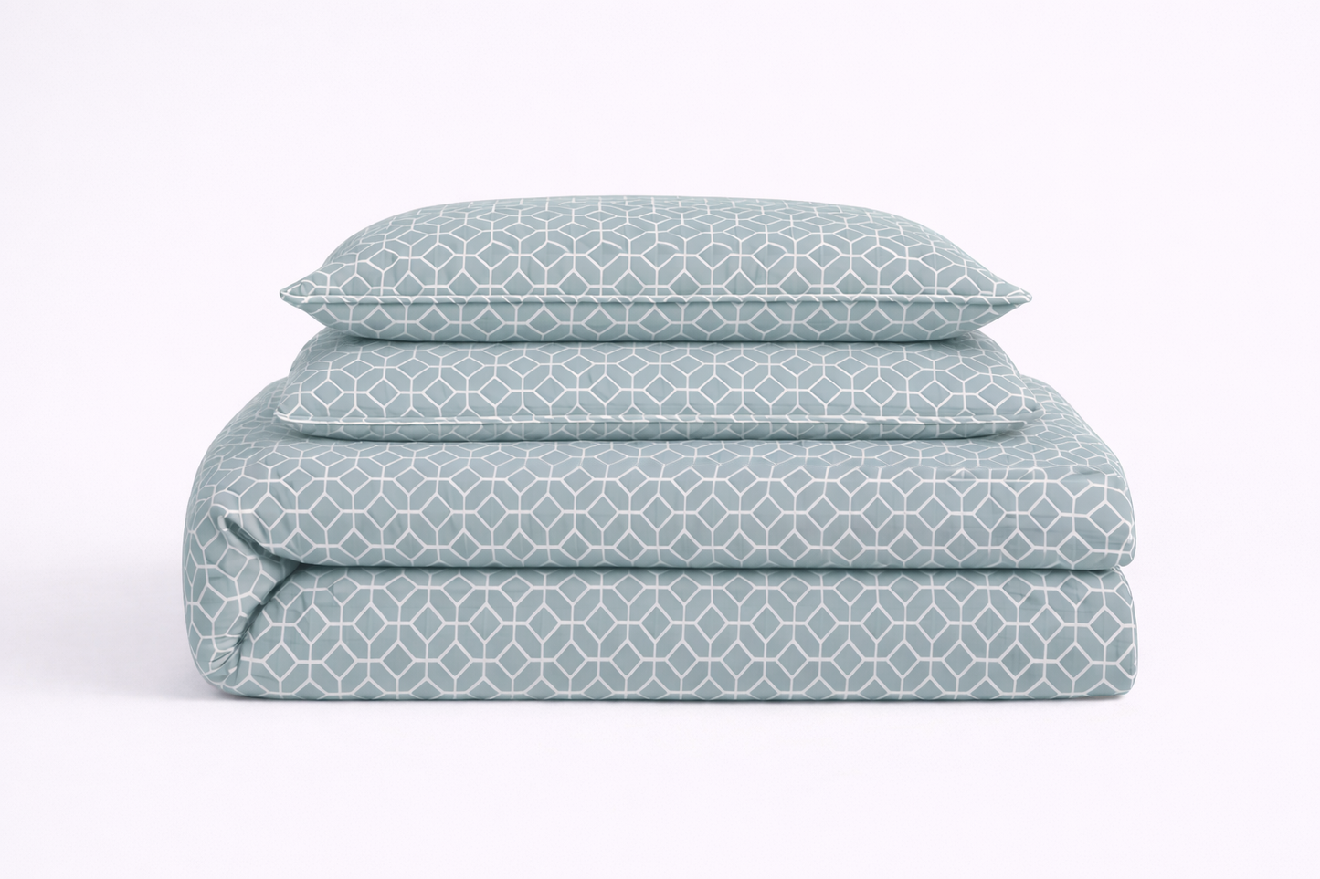 Matelass Quilt Set Ð Geometric Pattern