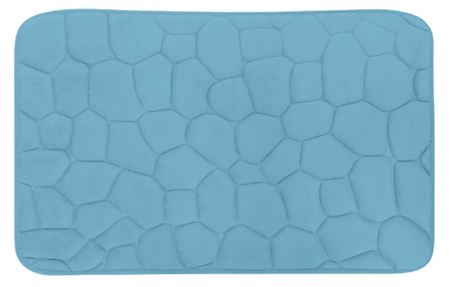 Tumbled Pebbles Plush Non Slip Bathmat