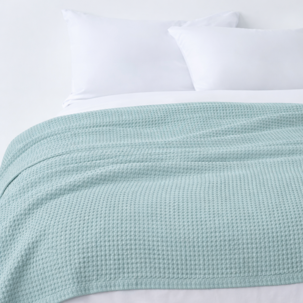 Waffle Cotton Blanket (90x90)