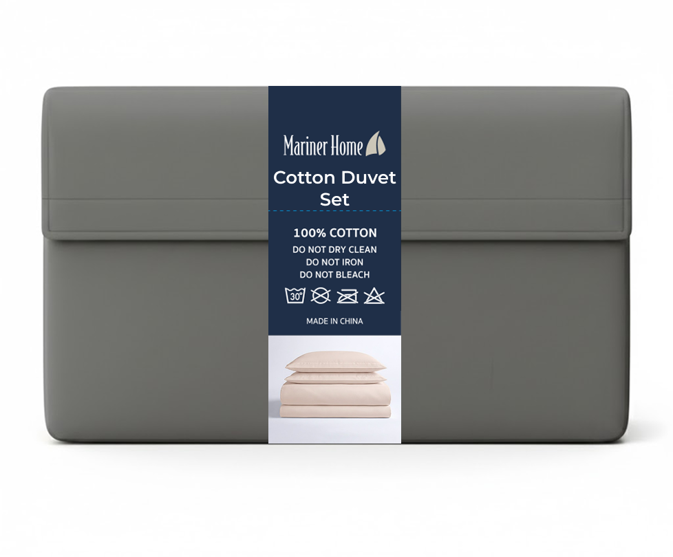 T300 Solid Cotton Duvet Set