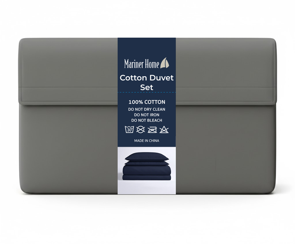 T300 Solid Cotton Duvet Set