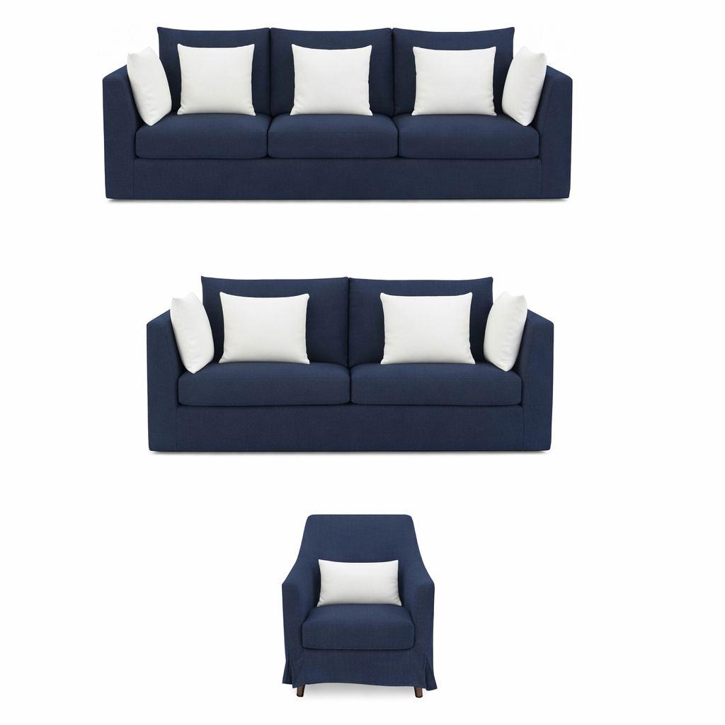 Harbour Lounge Fabric 3-Seater Sofa
