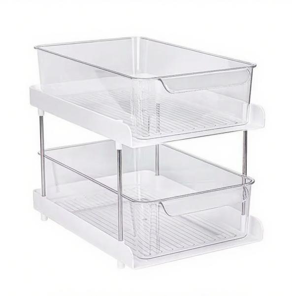2 LEVEL HOUSEHOLD MULTI-DRAWER STORAGE RACK