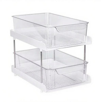 2 LEVEL HOUSEHOLD MULTI-DRAWER STORAGE RACK